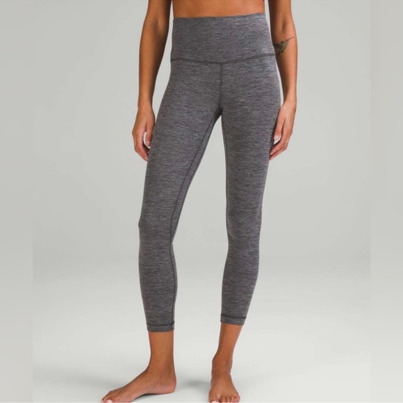 Lululemon Align High-Rise Pant 25" Heathered Graphite Grey - Picture 1 of 11